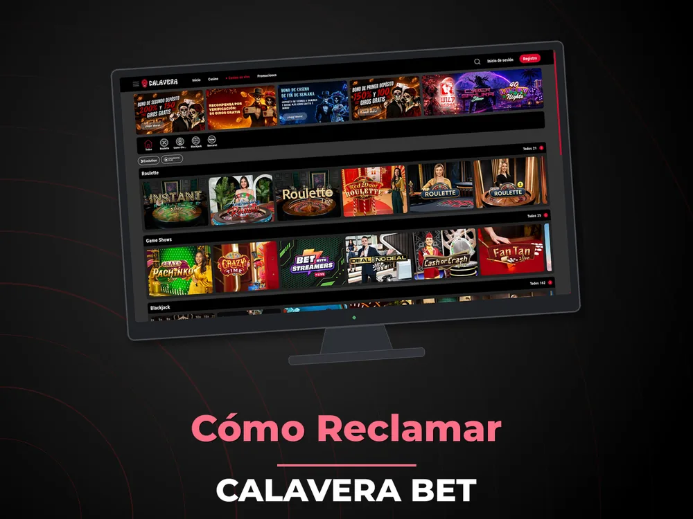 Calavera Bet - Cómo Reclamar