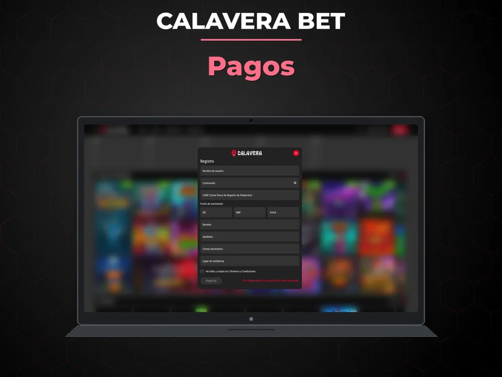 Calavera Bet - Pagos